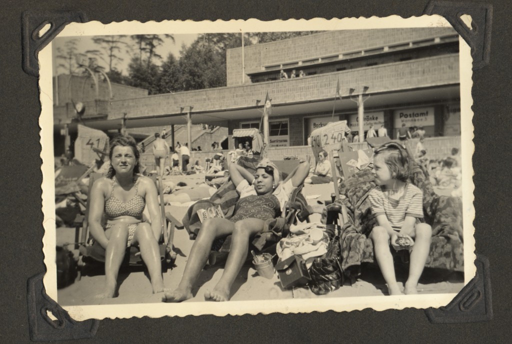 Magdalena Garber at Public Beach Wannsee, ca. 1940-41