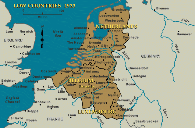 Low Countries 1933, Brussels Indicated [LCID: bru79020]