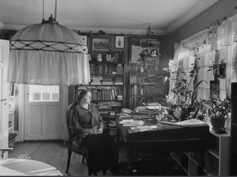 Portrait of writer Sigrid Undset