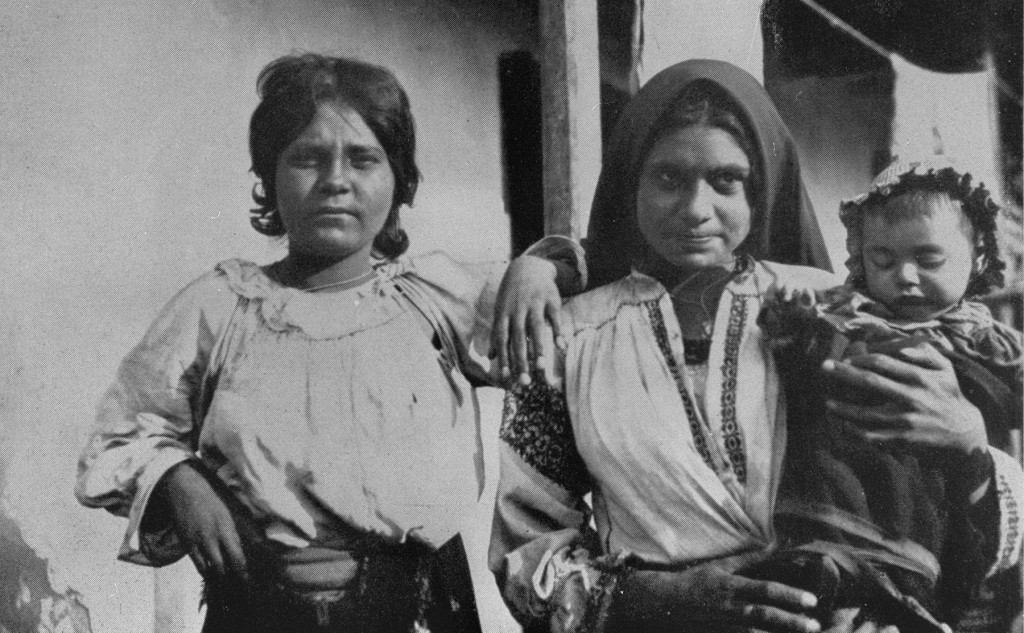 Romani (Gypsy) women and child. Romania, 1930s. [LCID: 63360]