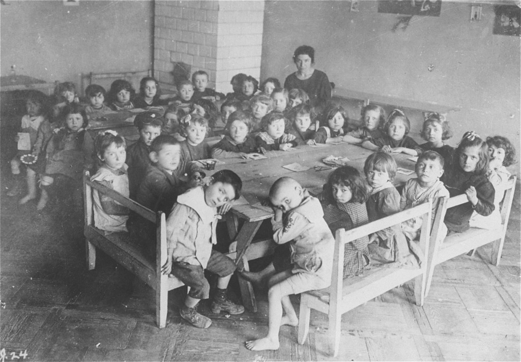 One of the many Jewish schools established by the Joint Distribution Committee in central and eastern Europe for children who had ... [LCID: 86905]