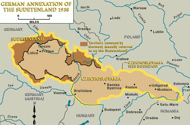German annexation of the Sudetenland, 1938 [LCID: cze71020]