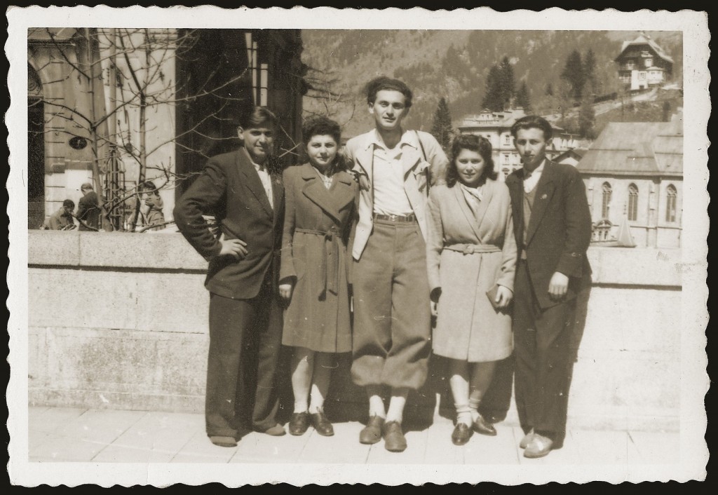 Salek Liwer at the Bad Gastein displaced persons camp