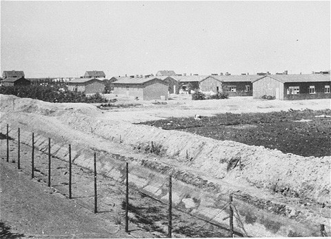 A view of the Westerbork camp, the Netherlands, between 1940 and 1945.