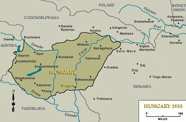 Hungary 1933, Szeged indicated [LCID: sze79020]