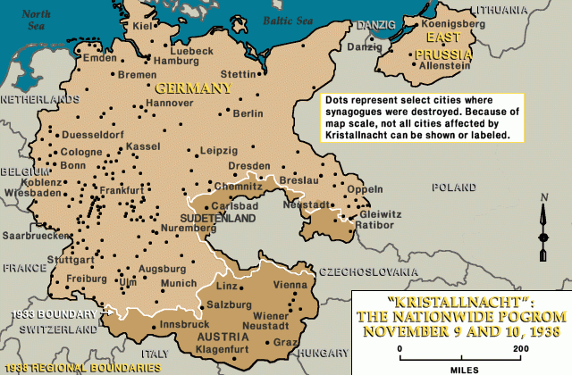 "Kristallnacht": nationwide pogrom [LCID: ger76080]