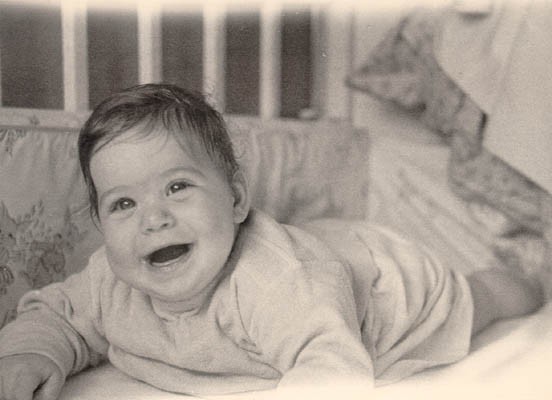 Norman's daughter, Esther, at age one. April 1957.