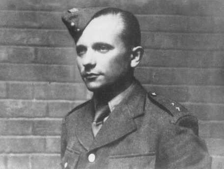 Josef Gabnik, a Czech resistance fighter and parachutist who participated in the assassination of Reinhard Heydrich, the Nazi governor ... [LCID: 82774]