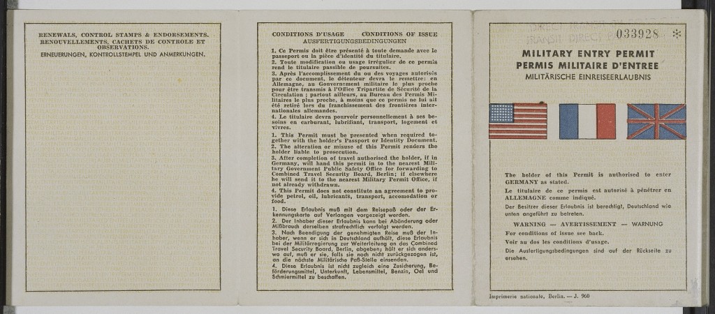 Jadwiga Dzido's military entry permit [LCID: 20054ryt]
