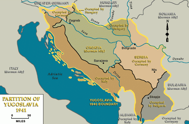 Partition of Yugoslavia, 1941