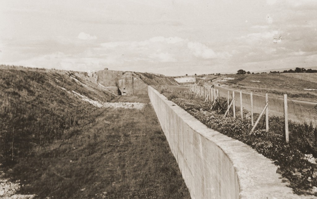 A view of the Maginot Line, a French defensive wall built after World War I to deter a German invasion. [LCID: 18015]