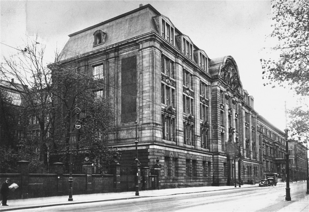 Headquarters of the Nazi Gestapo (secret state police) and of the Reich Security Main Office (RSHA).