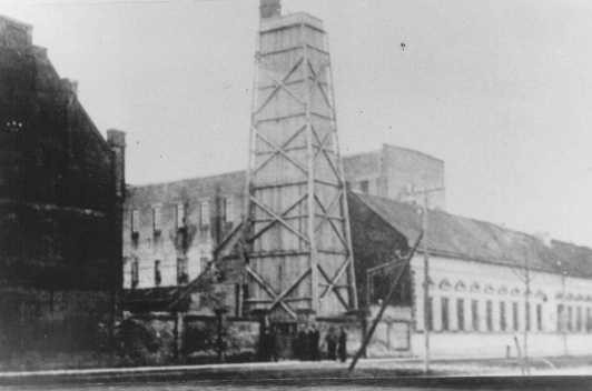 Djakovo concentration camp, where Croatian Jews were imprisoned and killed, was located in this former flour mill. [LCID: 78483]