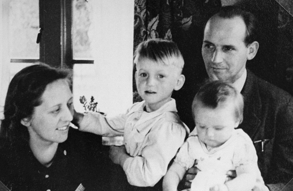 Bert and Anne Bochove, who hid 37 Jews in their pharmacy in Huizen, an Amsterdam suburb, pose here with their children.