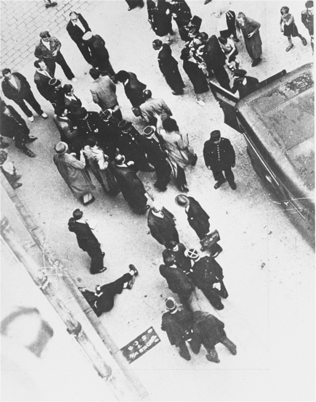 Roundup of Jews. Paris, France, ca. 1942. [LCID: 32095]