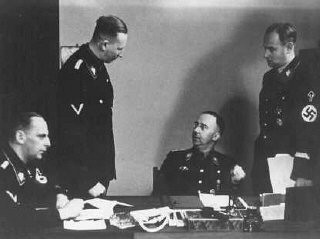 Heinrich Himmler with Reinhard Heydrich | The Holocaust Encyclopedia