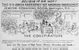 Antisemitic propaganda. United States, date uncertain. [LCID: 91811]