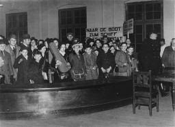 Jewish refugee children from Nazi Germany. The Netherlands, February 12, 1938. [LCID: 10669]
