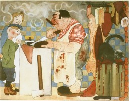 Page from an antisemitic German children's book