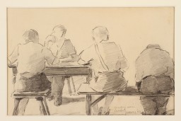 "Reading Room, Laufen" by Josef Nassy, 1943
