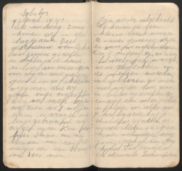 Selma Engel diary entry about arrival in Sobibor