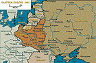 Europa oriental en 1933, con Kiev señalado