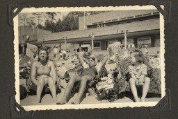 Magdalene Garber at Public Beach Wannsee, between 1940-1941