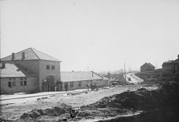 Vue partielle du camp de concentration de Plaszow.
