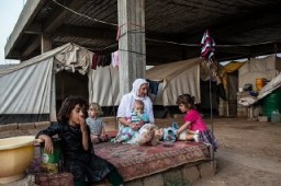 Internally displaced persons camp in Iraqi Kurdistan
