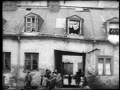 The Nazis sealed the Warsaw ghetto in mid-November 1940. German-induced overcrowding and food shortages led to an extremely high mortality rate in the ghetto. Almost 30 percent of the population of Warsaw was packed into 2.4 percent of the city's area. The Germans set a food ration for Jews at just 181 calories a day. By August 1941, more than 5,000 people a month succumbed to starvation and disease.