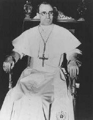 Pius XII, pope from 1939 to 1958. Vatican City, 1939.