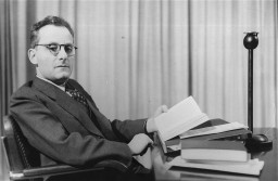 Max Brod, a Czech-born Jewish author and composer who wrote in the German language. [LCID: 00304]
