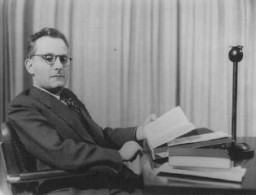 Max Brod, a Czech-born Jewish author and composer who wrote in the German language. [LCID: 00304]
