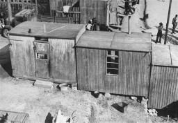 Forced-labor camp for Roma (Gypsies). Lety, Czechoslovakia, wartime. [LCID: 66778]