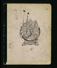 The cover of a diary written by Elizabeth Kaufmann while living with the family of Pastor André Trocmé in Le Chambon-sur-Lignon. Le Chambon-sur-Lignon, France, 1940–41.