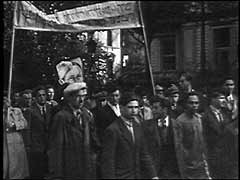 Zionist protest rally in Zeilsheim camp