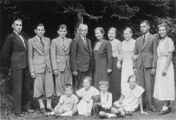 The Kusserow family was active in their region distributing religious literature and teaching Bible study classes in their home. They were Jehovah's Witnesses. Their house was conveniently situated for fellow Jehovah's Witnesses along the tram route connecting the cities of Paderborn and Detmold. For the first three years after the Nazis came to power, the Kusserows endured moderate persecution by local Gestapo agents, who often came to search their home for religious materials. In 1936, Nazi police pressure increased dramatically, eventually resulting in the arrest of the family and its members' internment in various concentration camps. Most of the family remained incarcerated until the end of the war. Bad Lippspringe, Germany, ca. 1935.