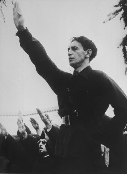 Horia Sima, leader of the Iron Guard and deputy prime minister of the Romanian government in 1940. [LCID: 18297]