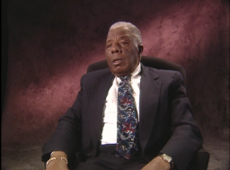 In 1936, John Woodruff was one of 18 African Americans on the US Olympic team competing in Berlin. He won the gold medal for the men's 800-meter race. In this clip he describes his feelings upon winning the medal.
Interview date: May 15, 1996 