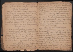 Page of recipes from Eva Ostwalt's cookbook