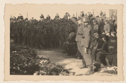 Funeral for SS officers at Auschwitz, September 1944 [LCID: 34794]