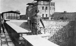 Le colonel SS Franz Ziereis, commandant du camp de concentration de Mauthausen. Autriche, date incertaine.