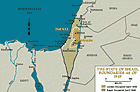 State of Israel, boundaries as of 1949