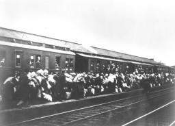 Deportation of Jews from Bielefeld to Riga, Latvia. [LCID: 5112]