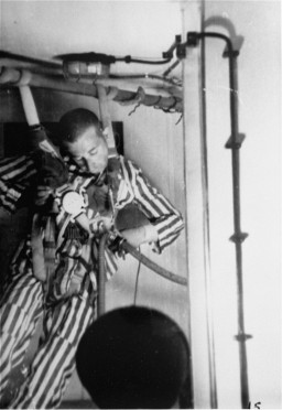 A prisoner in a compression chamber loses consciousness (and later dies) during an experiment to determine altitudes at which aircraft ... [LCID: 19091]