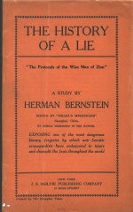 『ニューヨーク・ヘラルド』誌のレポーター、ハーマン・バーンスタインは、『議定書』を「ユダヤ人を中傷するためにでっち上げられた残酷かつひどい嘘」と断言した。