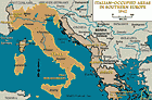 İtalya tarafından işgal edilmiş bölgeler, 1942