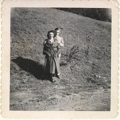 Blanka and Harry in Oregon after they were married. Her husband was an inspector for General Dynamics.
