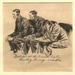 Edward Vebell courtroom sketch