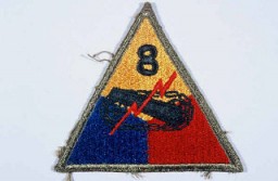 Insignia of the 8th Armored Division. The nickname of the 8th Armored Division, the "Thundering Herd," was coined before the division went to Europe in late 1944. It was also known as the "Iron Snake" late in the war, after a correspondent for Newsweek likened the 8th to a "great ironclad snake" as it crossed the Rhine River in late March 1945.